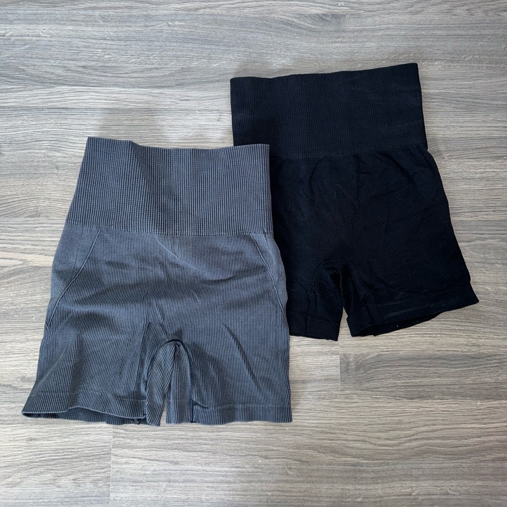High waisted workout shorts